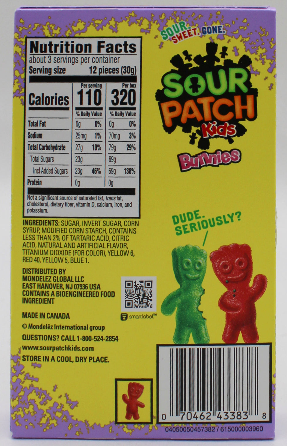 SOUR PATCH KIDS BUNNIES THEATRE BOX 3.1 Oz BB 11/18/26