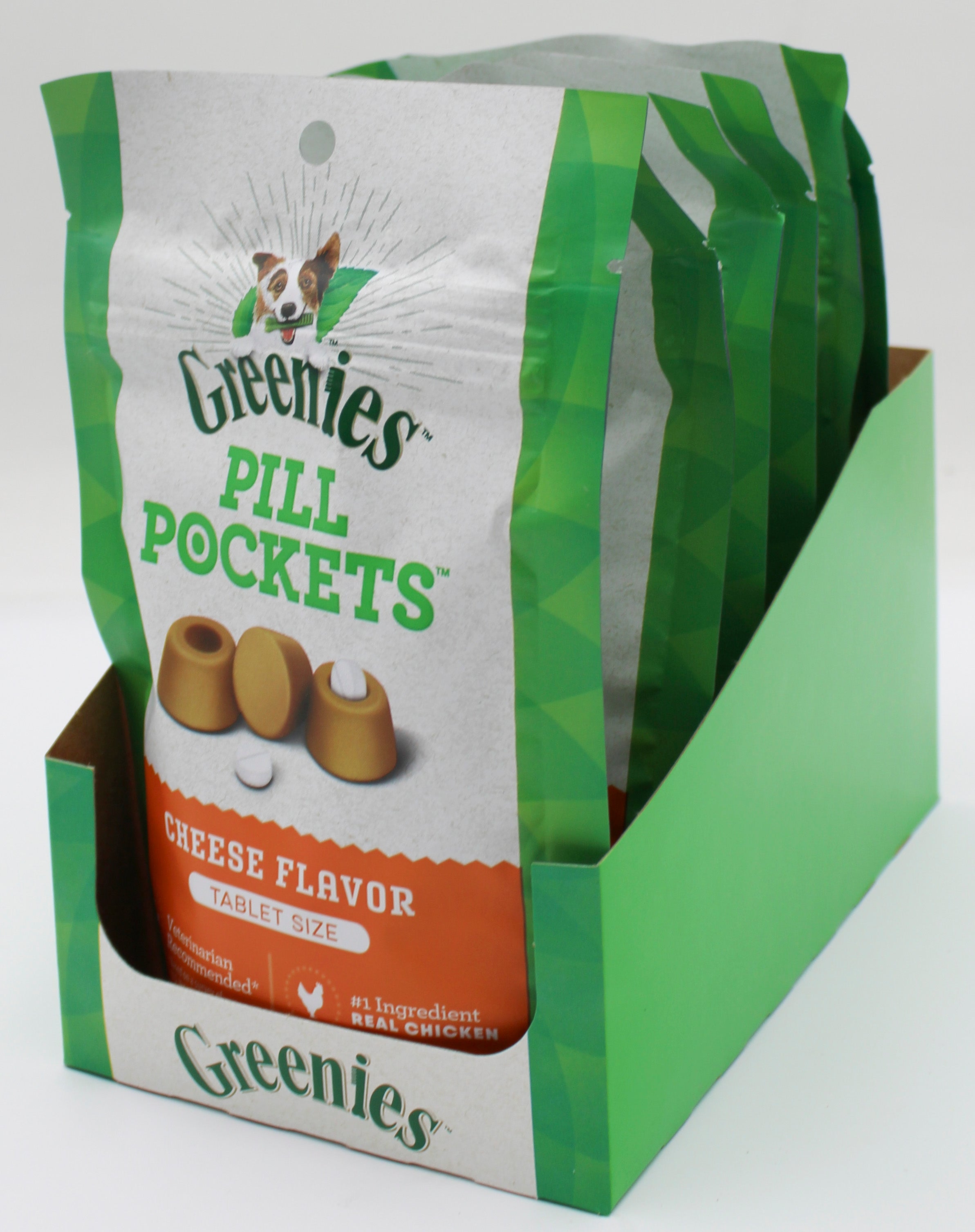 GREENIES PILL POCKETS CHICKEN 3.2oz BB 4/18/27