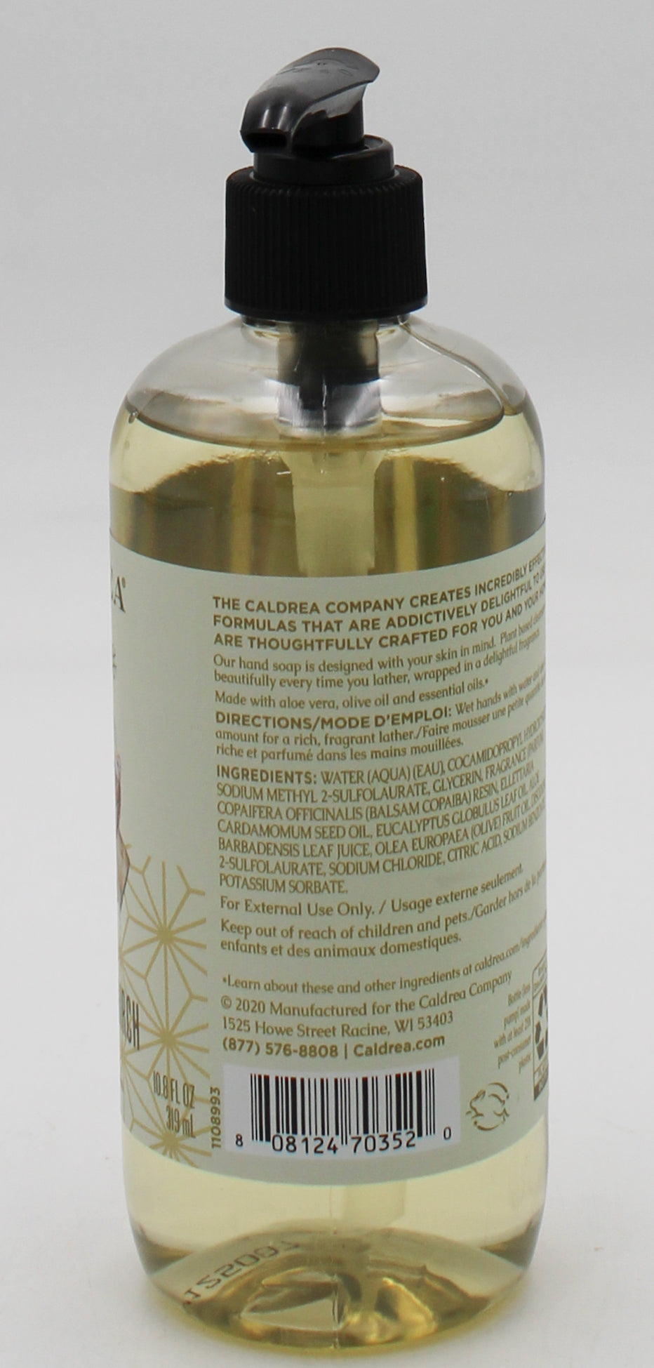 SP CALDREA HAND SOAP GILDED BALSAM BIRCH 10.8oz
