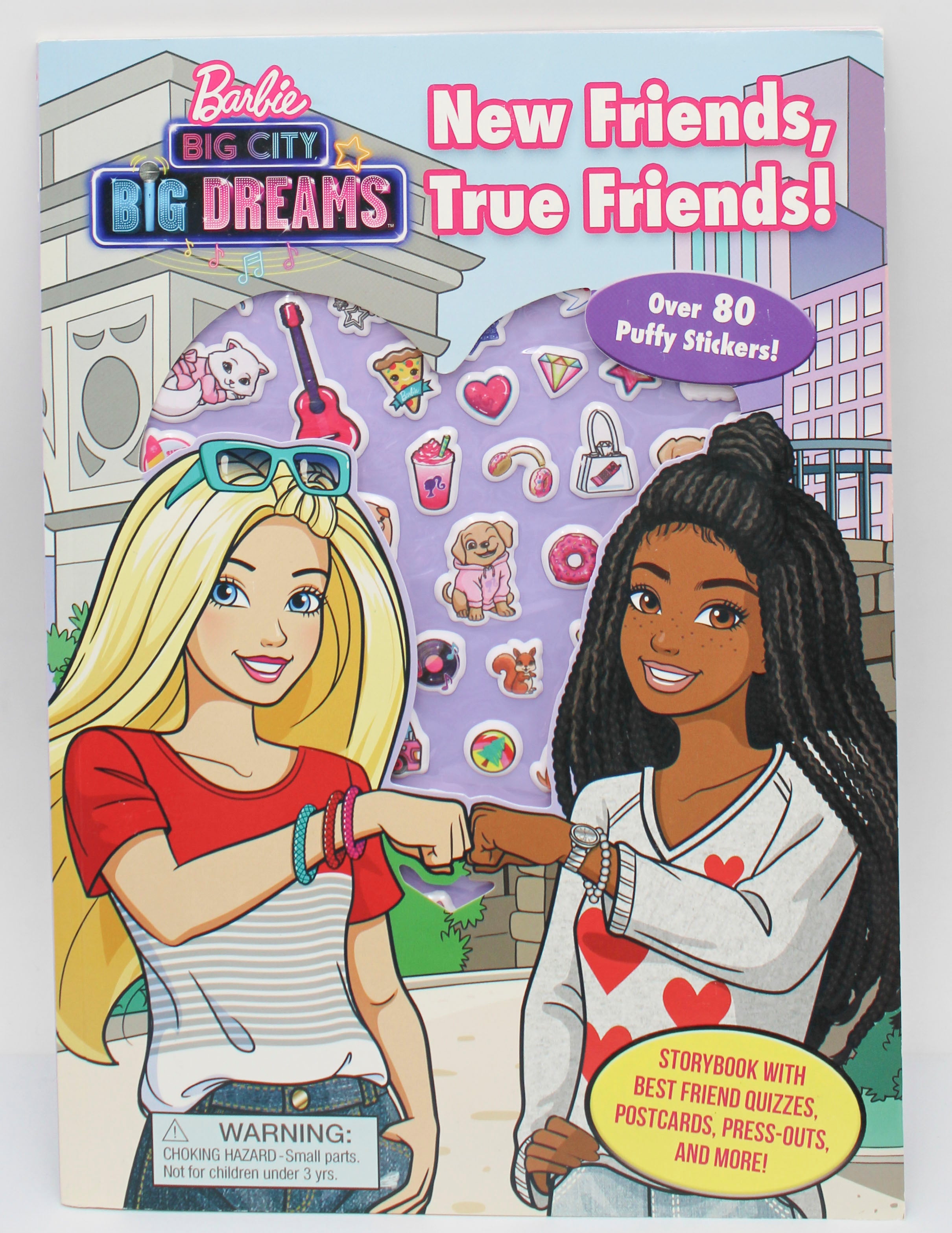 Barbie Big City Big Dreams Paperback Book with Stickers, 32pg