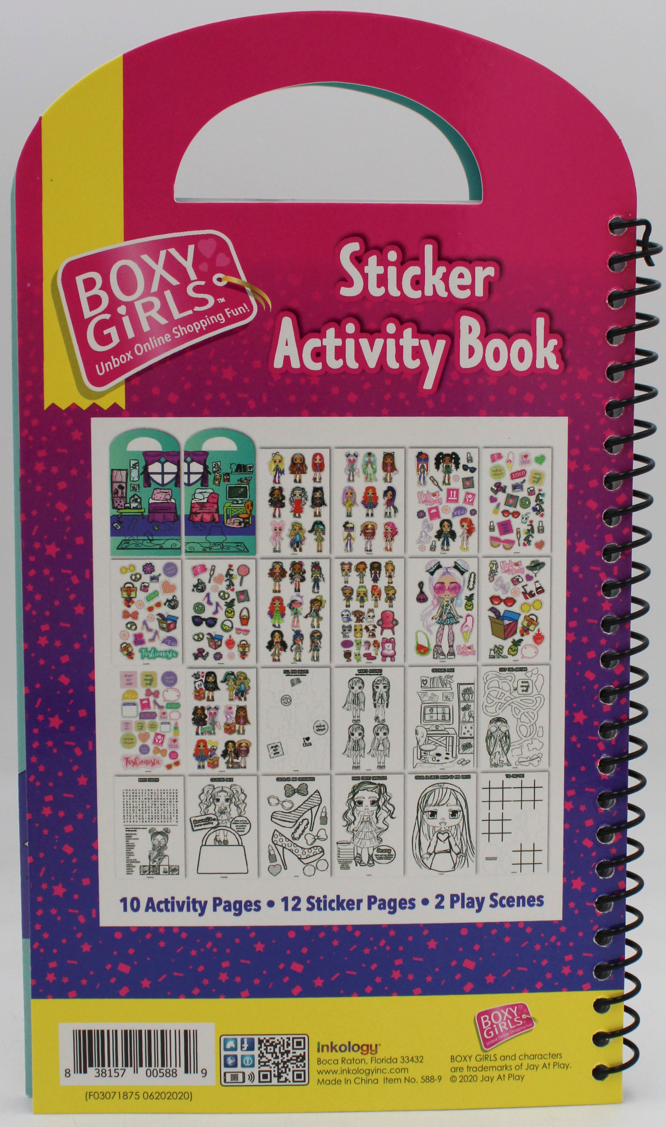 BOXY GIRL STICKER ACTIVITY PAD