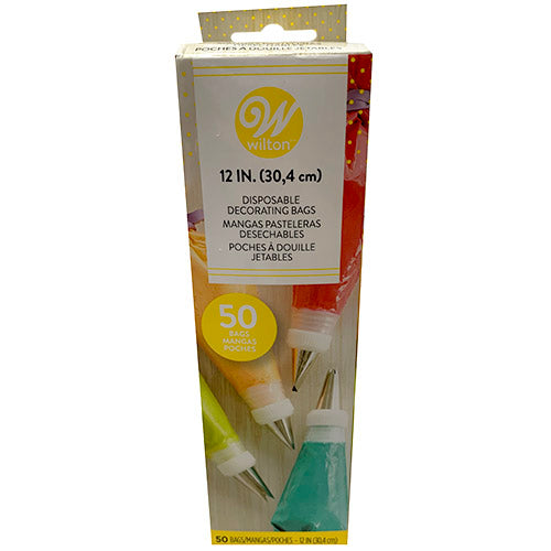 SP DISPSBLE DECORATING BAG 12"/50CT