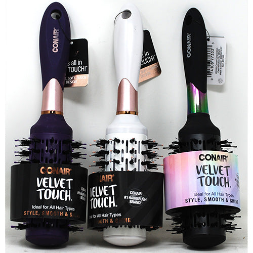 CONAIR VELVET ROUND BRUSH ASST/NI