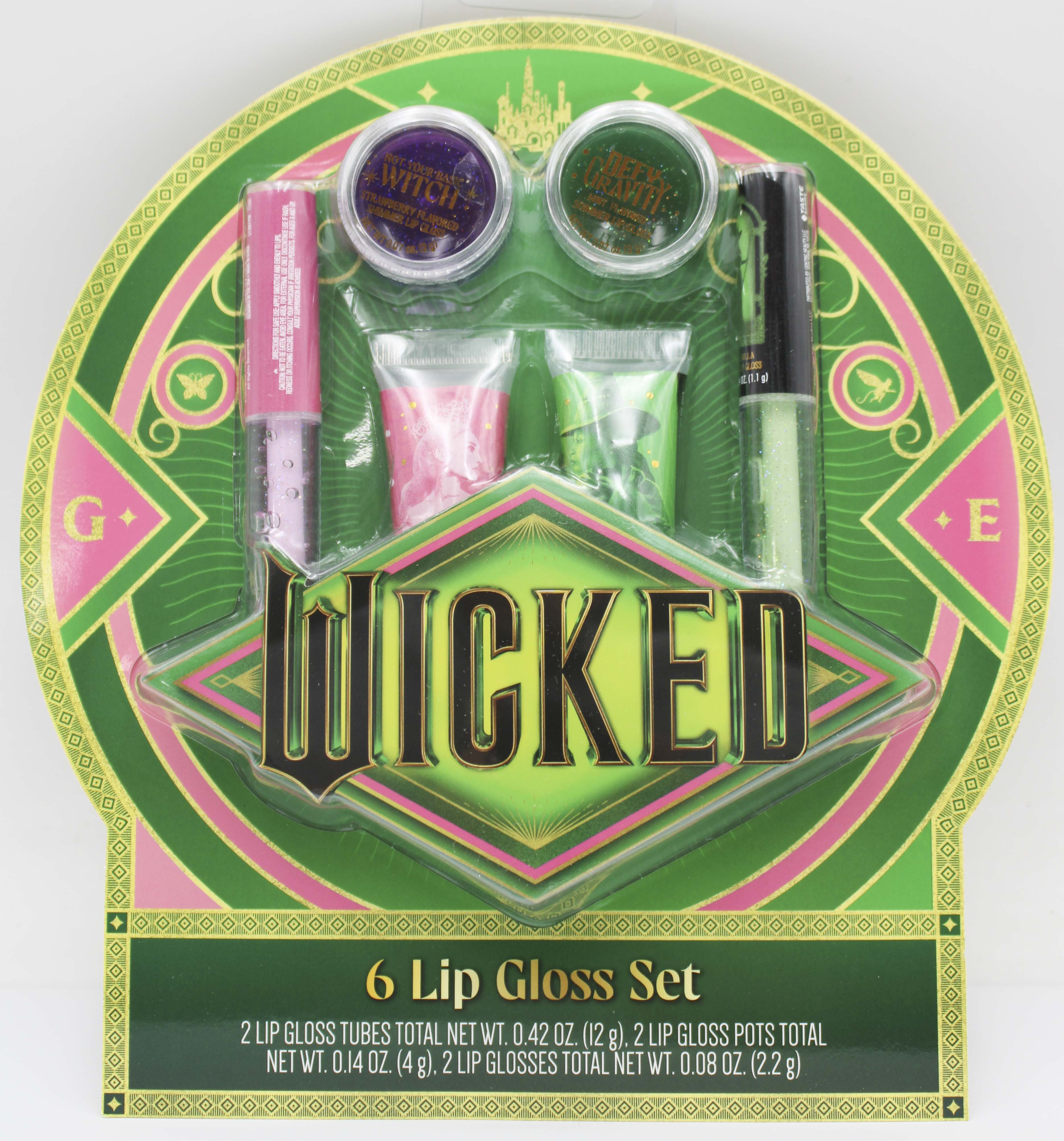 WICKED 6ct  LIP GLOSS SET NI