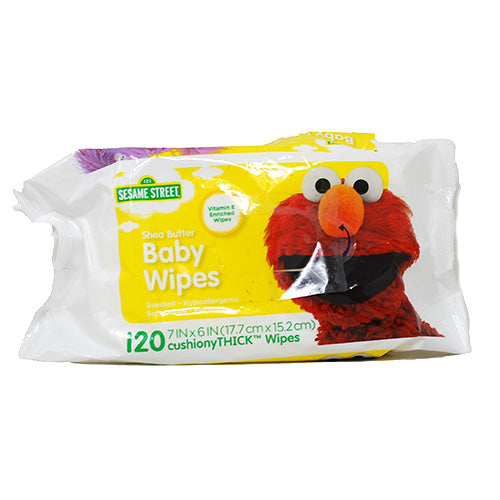 SESAME STREET 120CT BABY WIPE SCENTED(EXP 10/23)