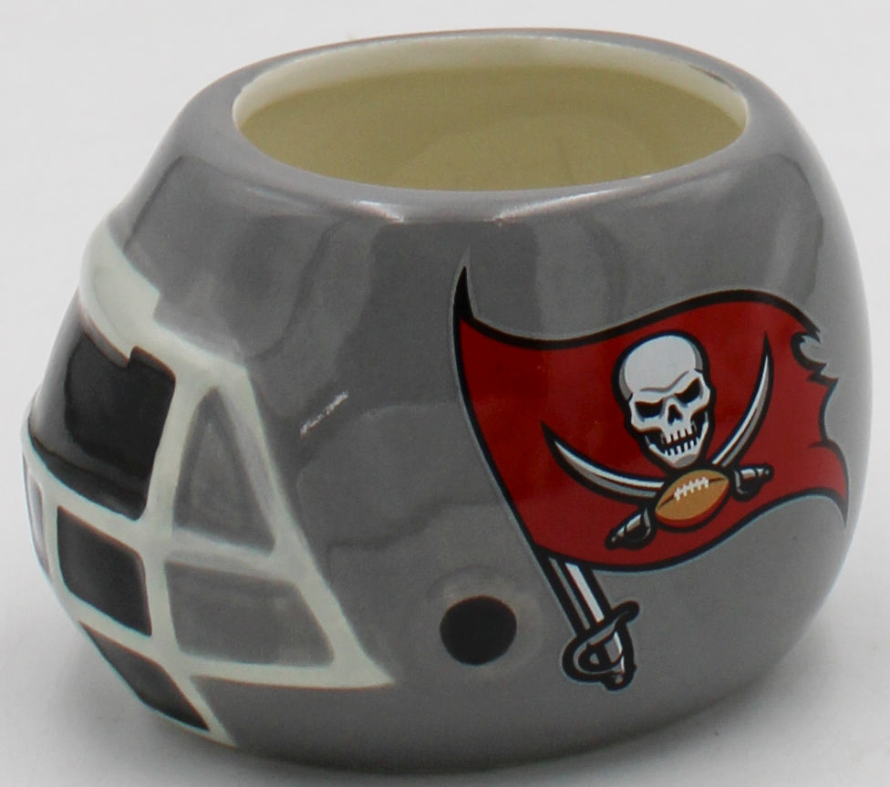 OFFICIALLY LICENCED TAMPA BAY BUCCANEERS SMALL CERAMIC HELMET