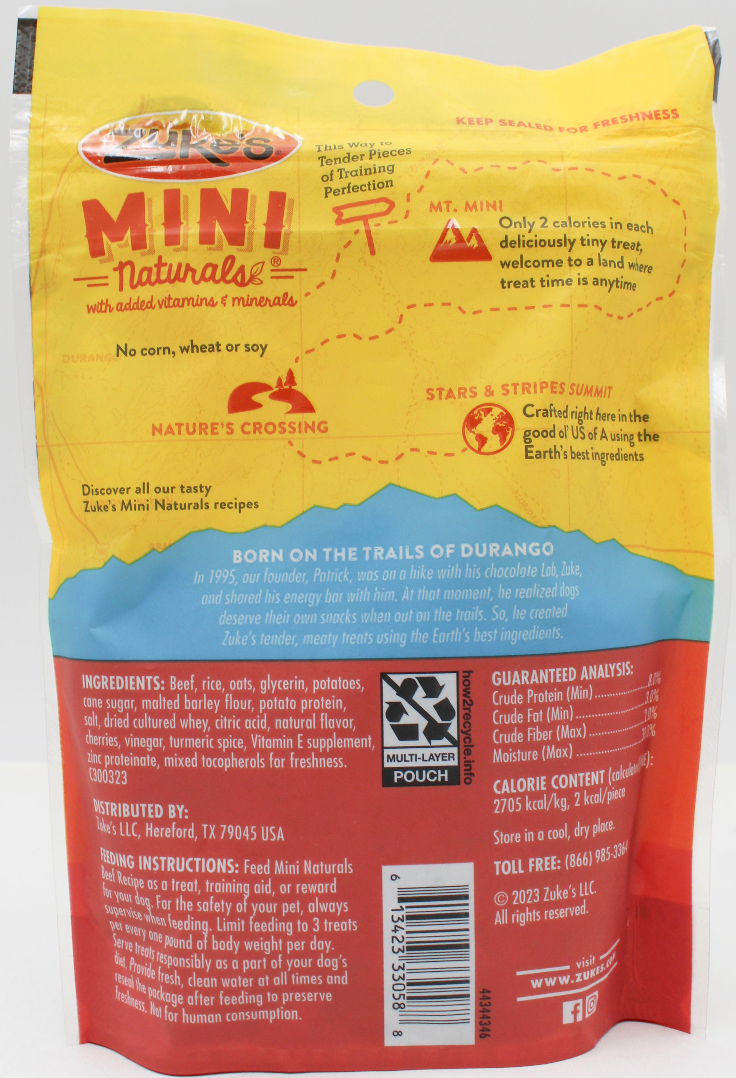 PURINA ZUKES MINI NATURALS BEEF 6oz BB 10.31.26 NI