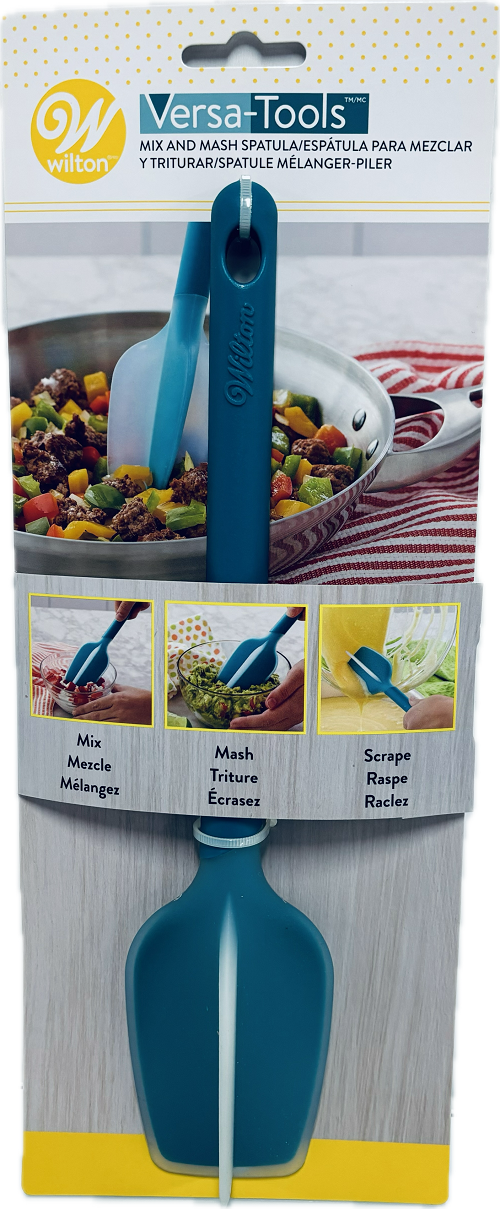 WILTON VERSA TOOLS MIXER AND MASH SPATULA SILICONE NYLON 1 CT