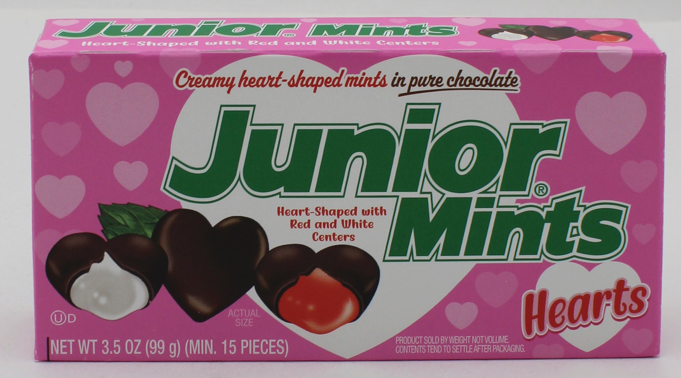 JUNIOR MINTS VALENTINE HEARTS  3.5 Oz BB 11/30/26