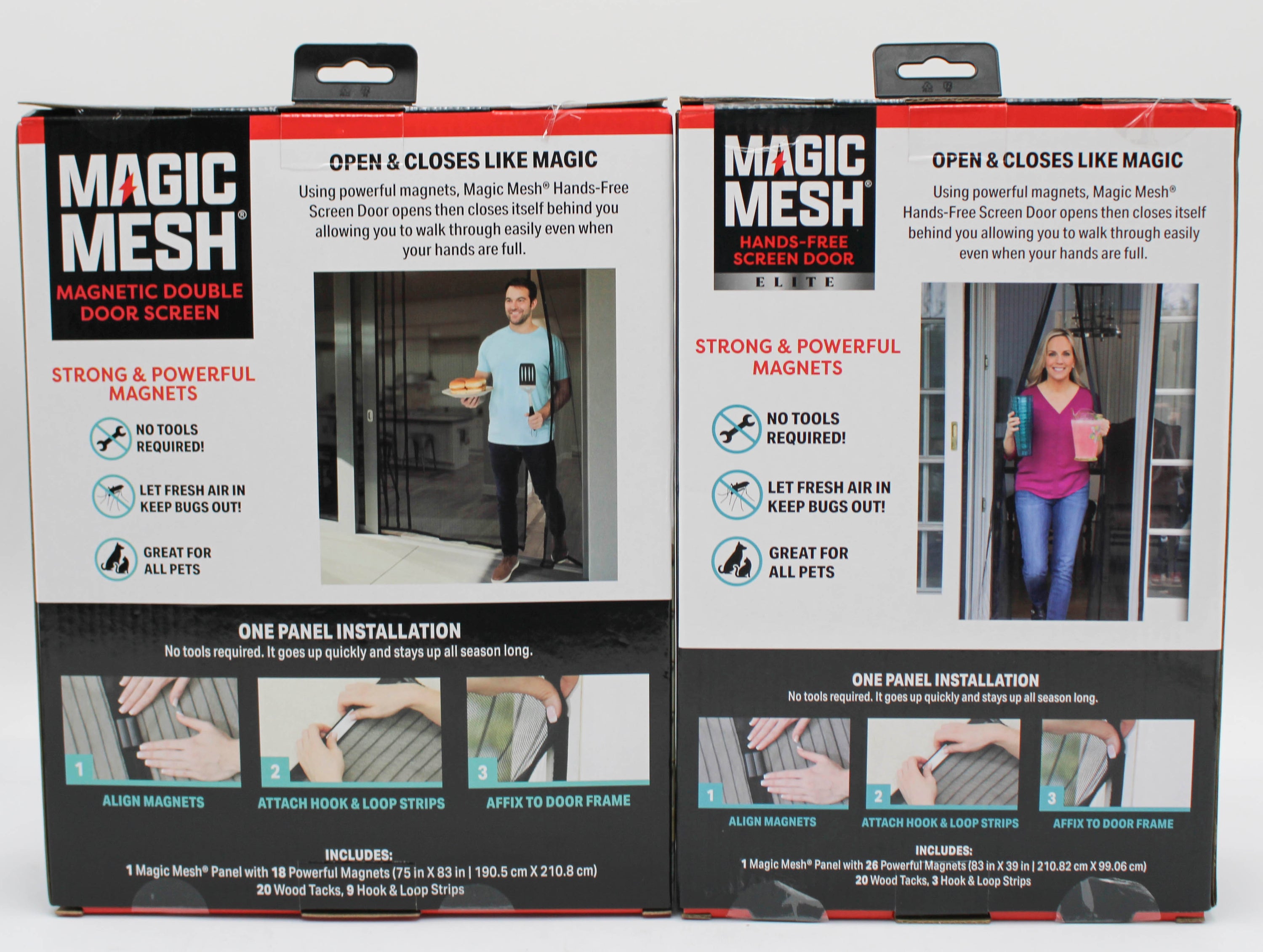 MAGIC MESH ELITE AND DOUBLE DOOR HANDS FREE SCREEN BUNDLE NI