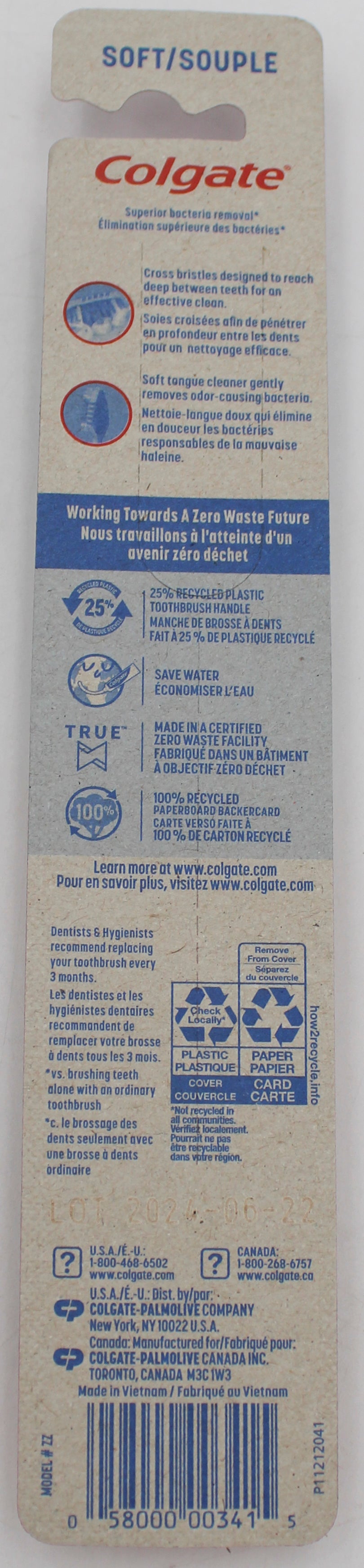 COLGATE ZIGZAG DEEP CLEAN TOOTHBRUSH - 1ct SOFT NI