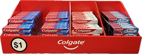 COLGATE MIXED TOOTHPASTE DUMP BIN NI