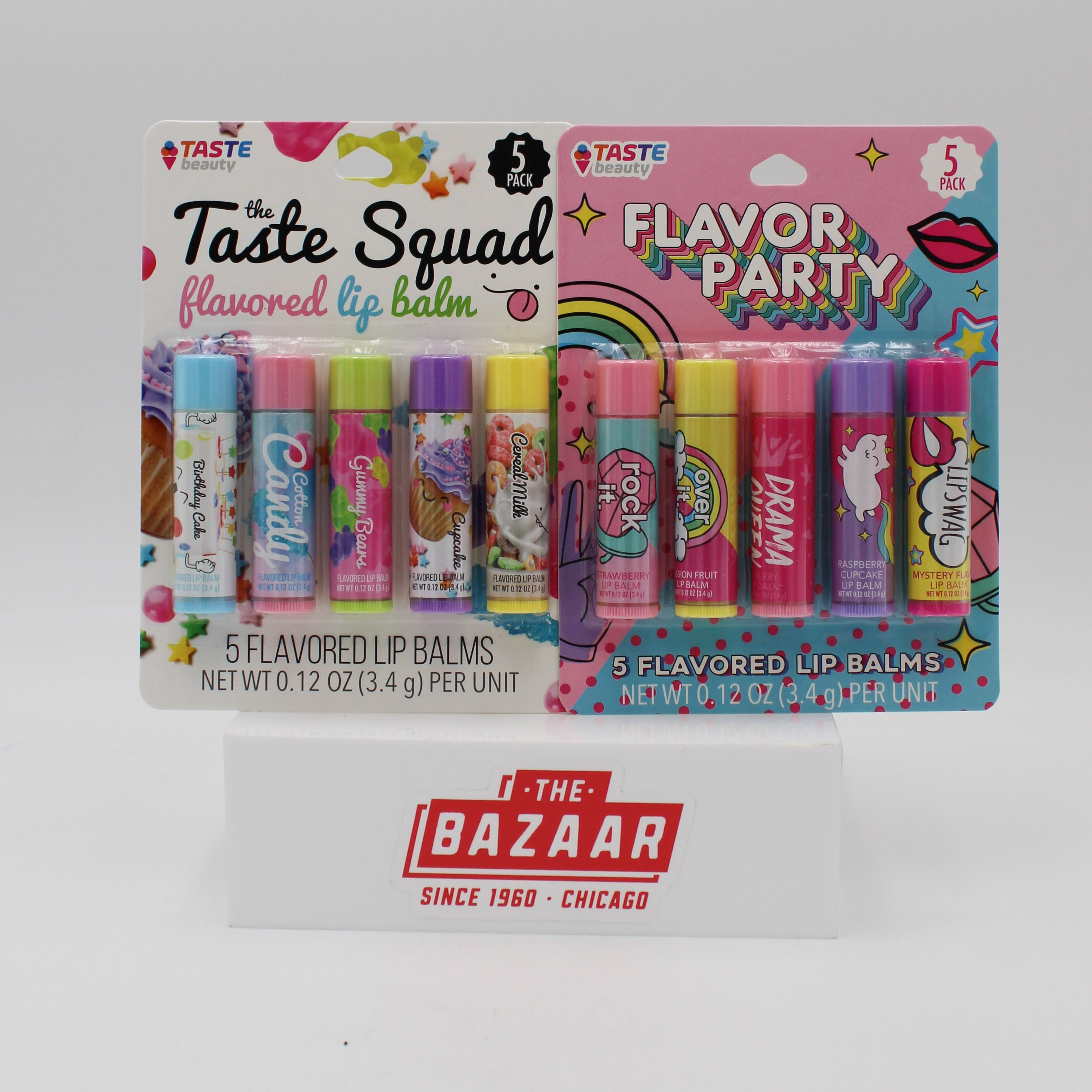 TASTE SQUAD ASSORTED LIP BALM 5ct NI