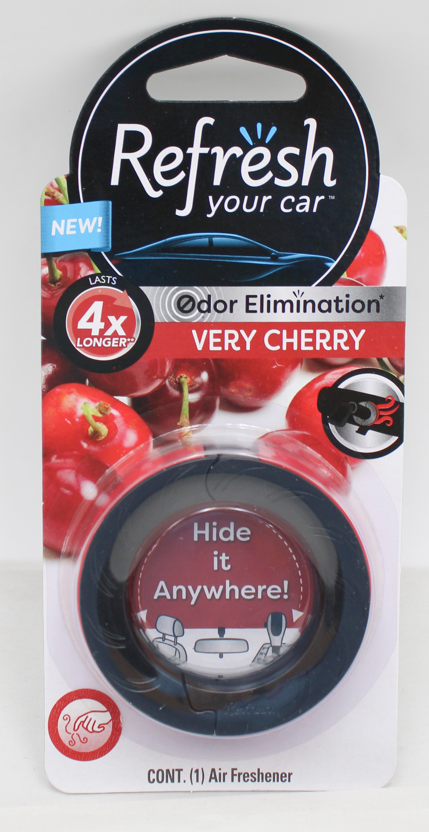 REFRESH YOU CAR RING AIR FRESHNER VERY CHERRY