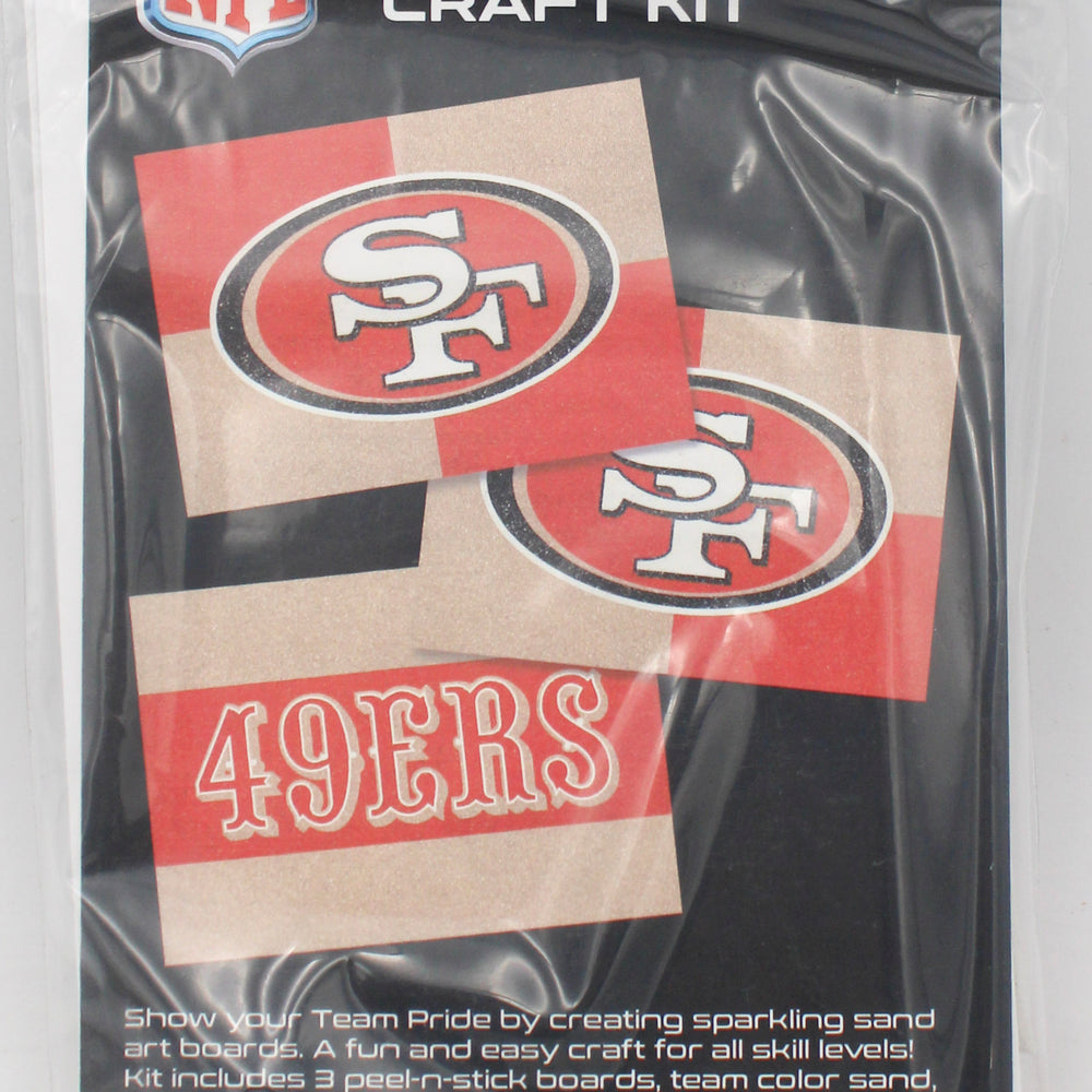 NFL SAN FRANCISCO 49ERS SAND ART CRAFT KIT