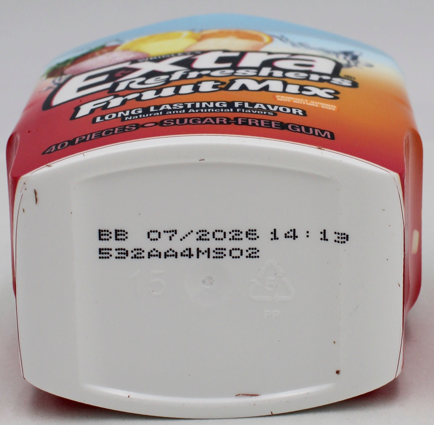 EXTRA REFRESHERS SUGAR FREE FRUIT MIX 40 PC BB 7/16/26