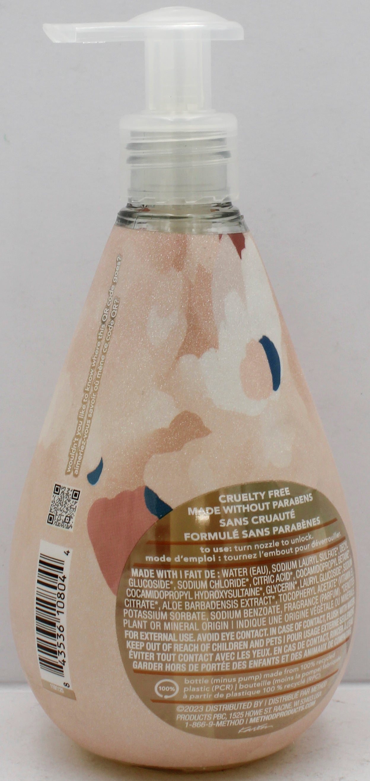 METHOD GEL HAND WASH BROWN BUTTER VANILLA 12oz. NA