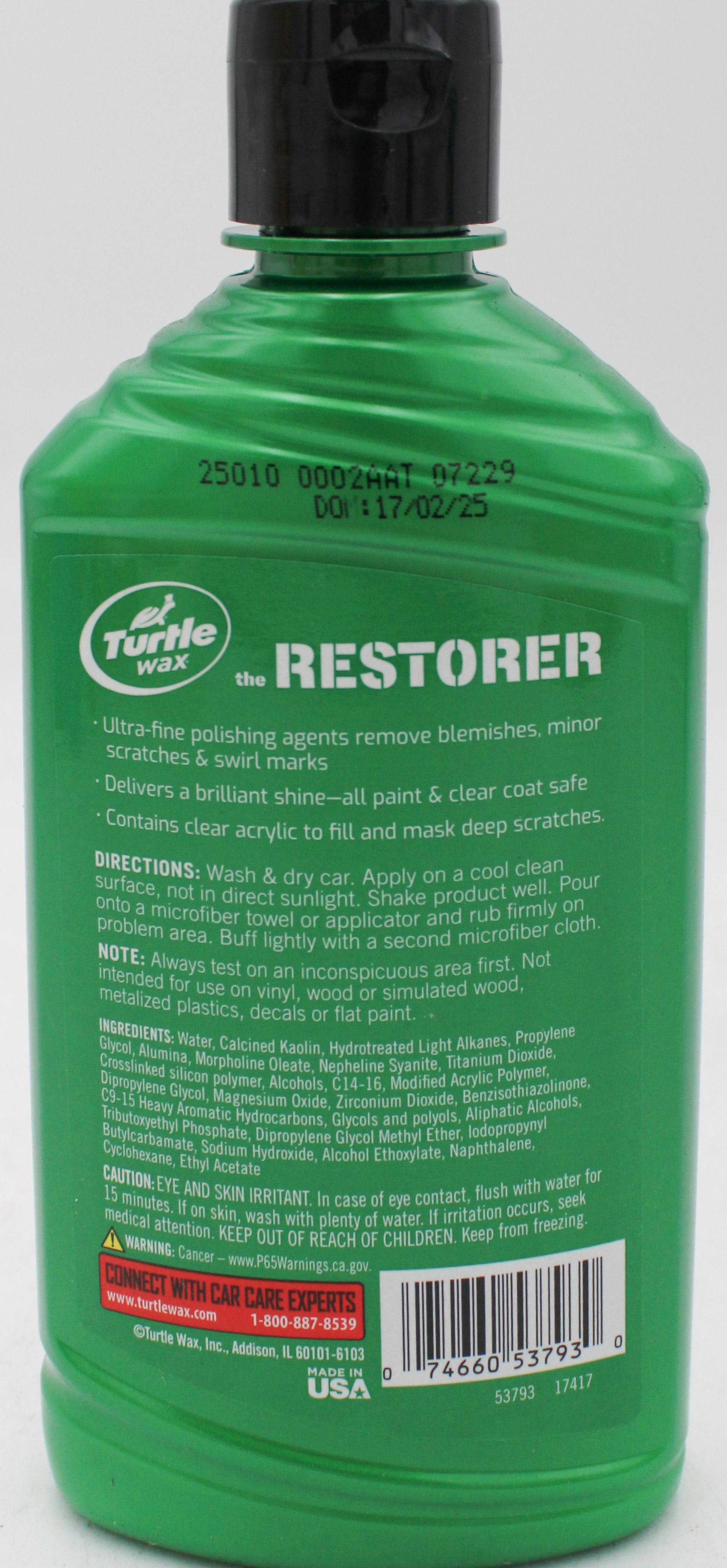 SP TURTLE WAX RESTORER HEAL & SEAL 10oz