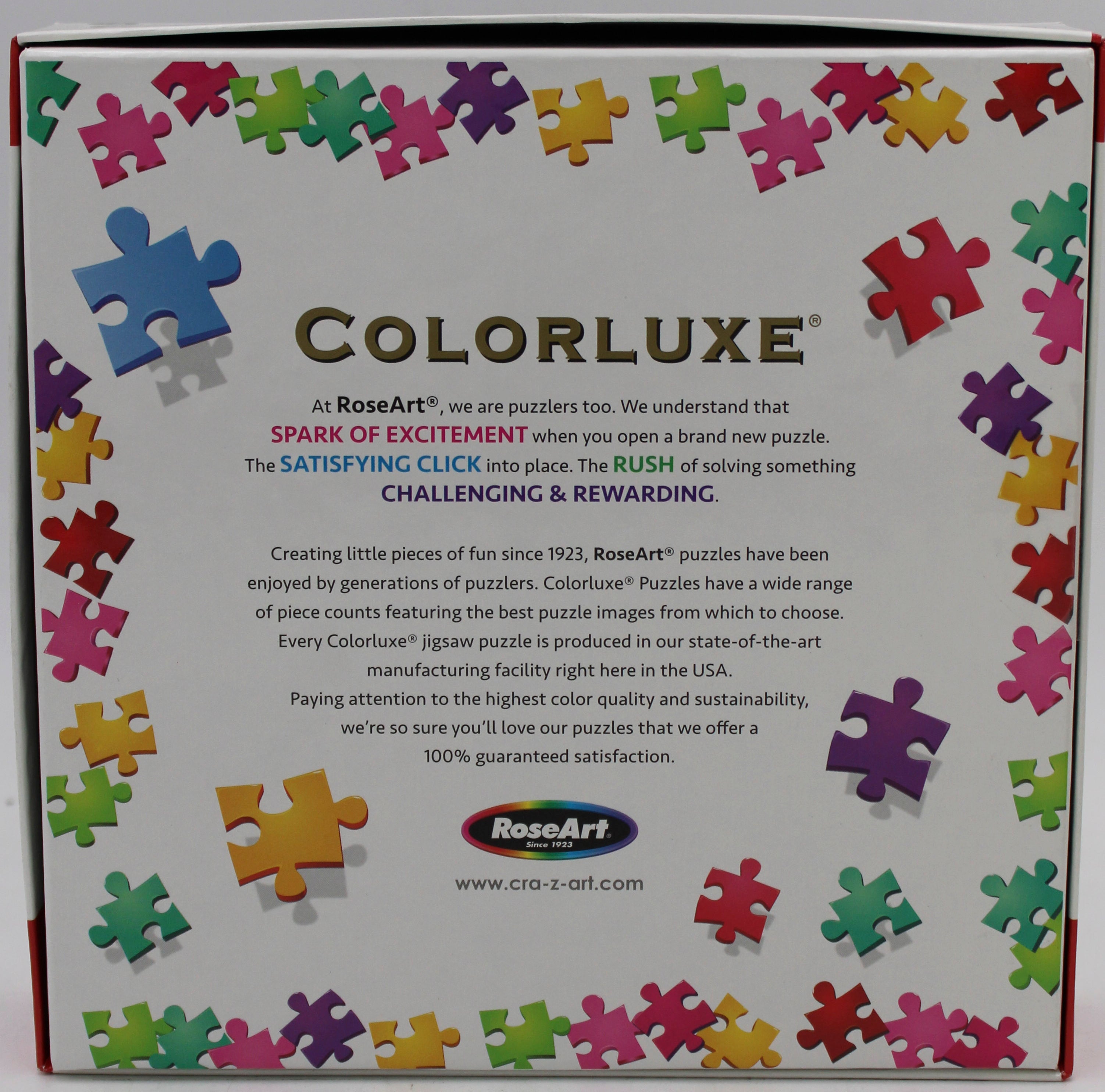 CRA-Z-ART COLORLUXE AMERICANA PUZZLE PIN WHEEL BAY 500PC