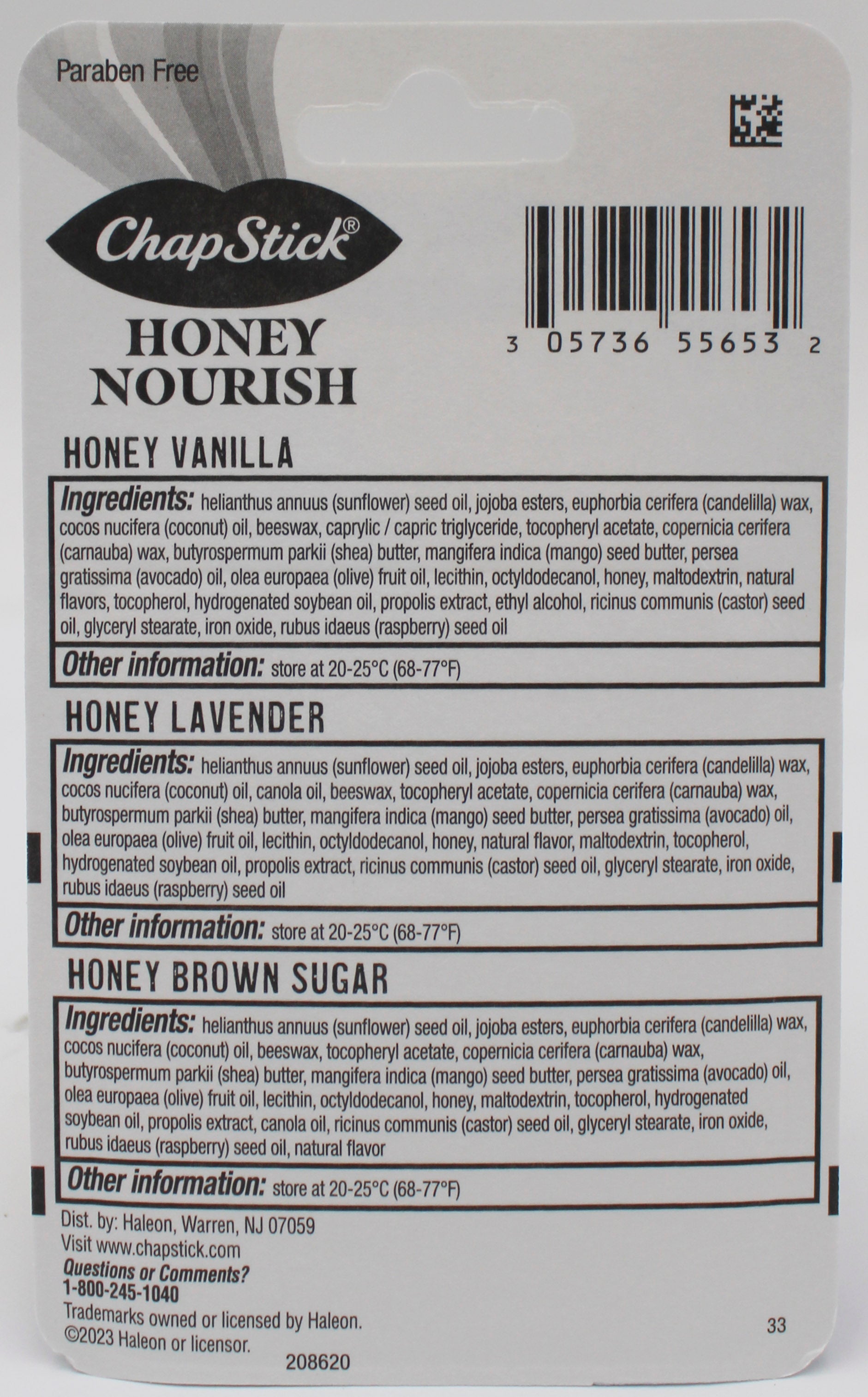 CHAPSTICK HONEY VARIETY 3ct .45oz  EXP.5/31/2027