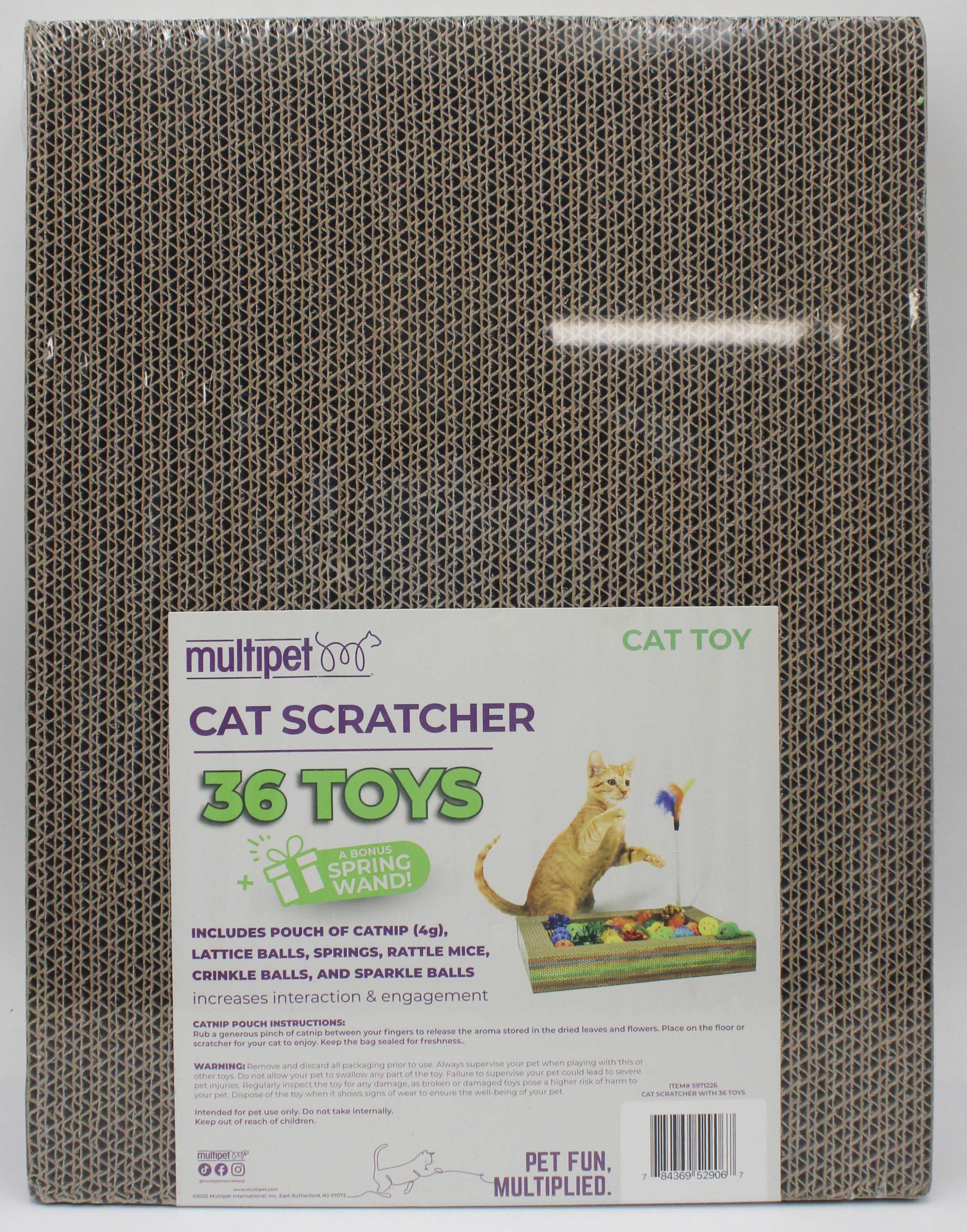 MULTIPET CAT SCRATCHER 36pc KIT