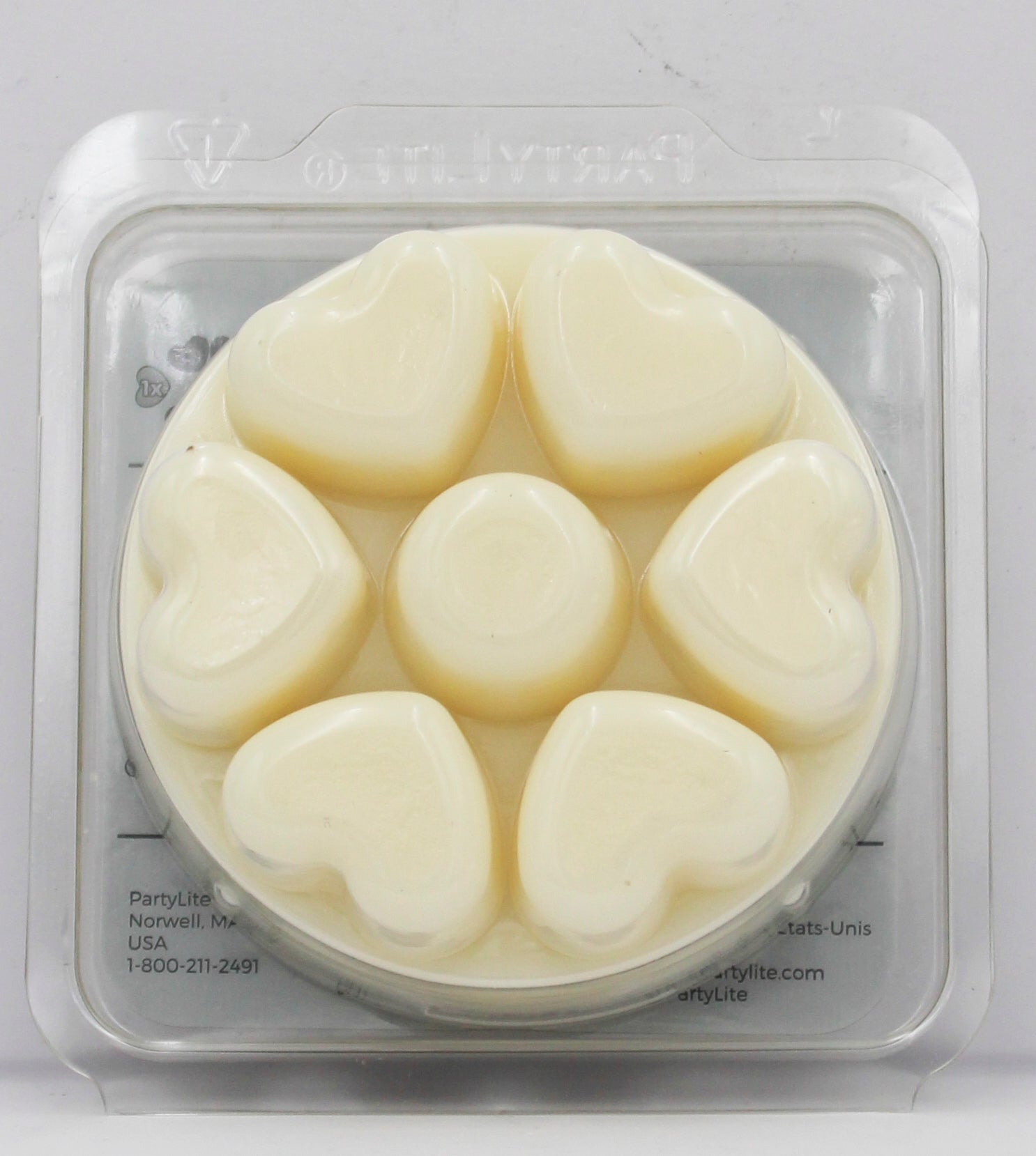 PARTYLITE LILY & LINEN SCENT PLUS HEART MELTS 3.2oz