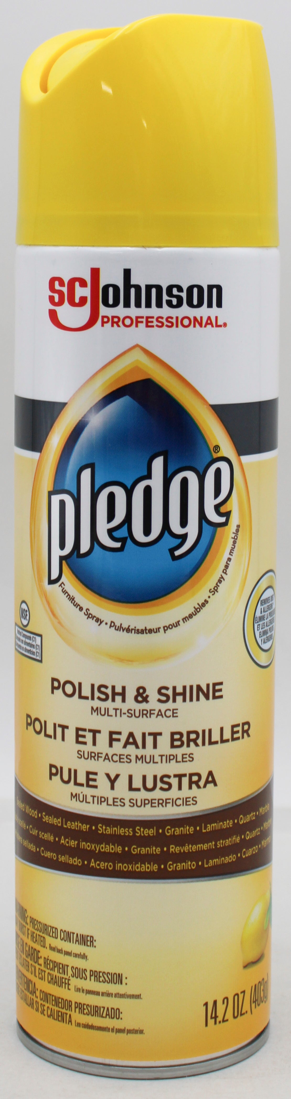 Pledge Multisurface Polish & Shine 14.2oz Spray - Wholesale