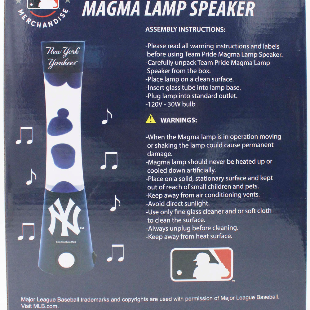MLB NEW YORK YANKEES LAVA LAMP SPEAKER 16.5"