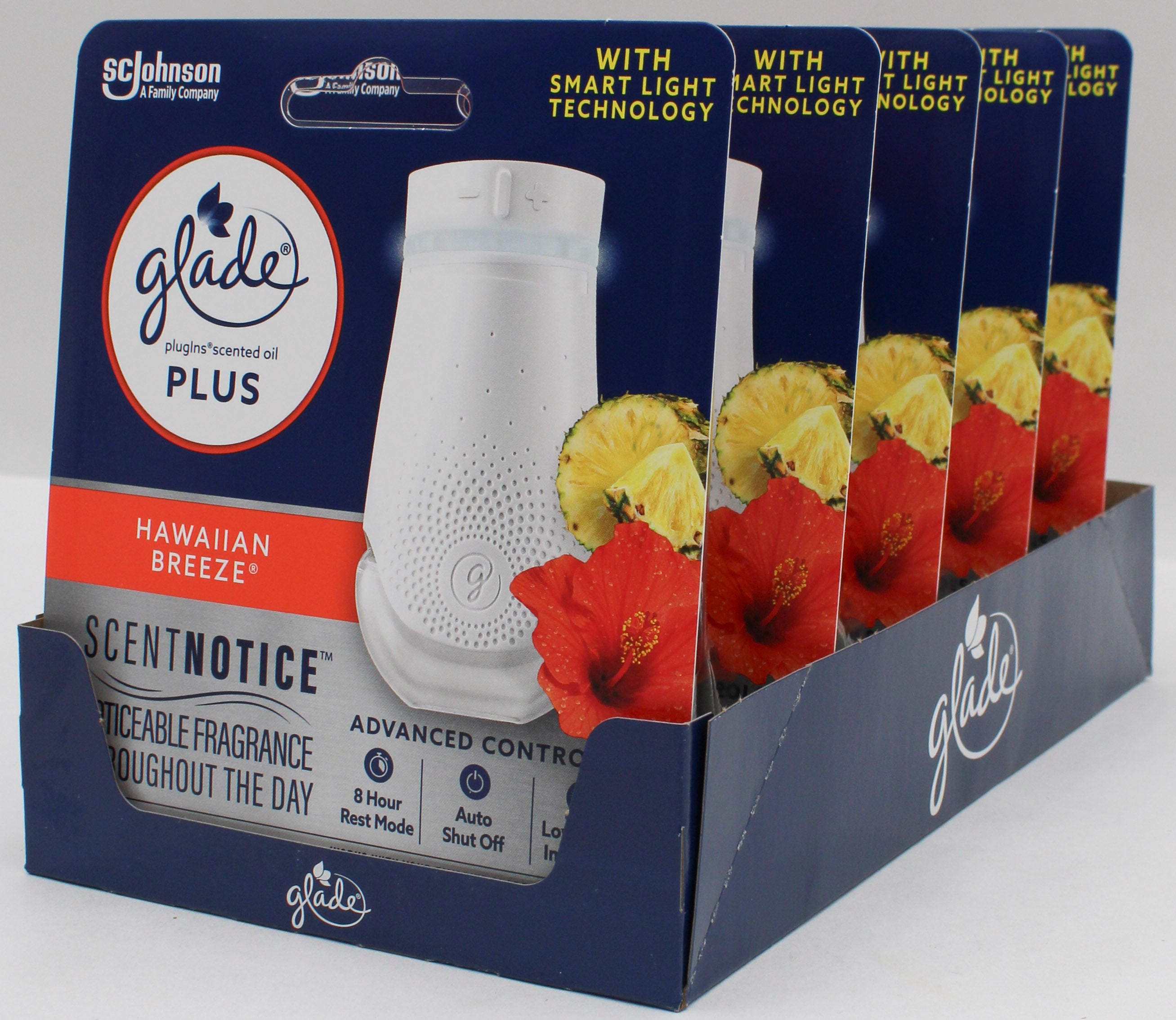 Glade PlugIns Smart Light Warmer + 1 Refill Hawaiian Breeze 0.67fl oz