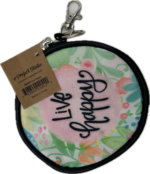 LIVE HAPPY ROUND COIN PURSE