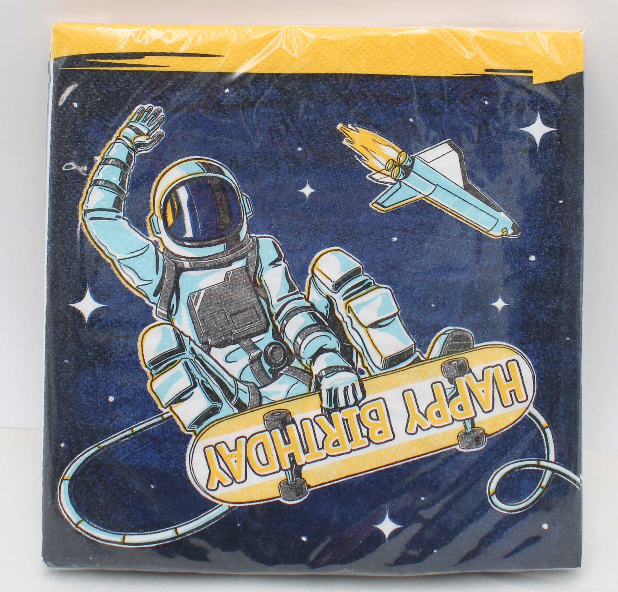 NAPKIN LUNCH 16CT 2P SPACE SKATER BFK