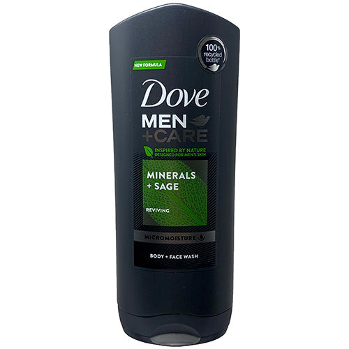 DOVE MEN BD/FACE/WSH 400ml-MIN+SAGE