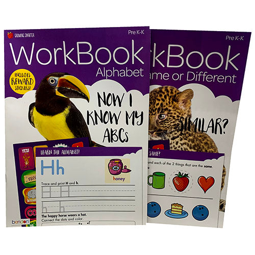 PRE-K WORKBOOK($1.99)2 TITLES