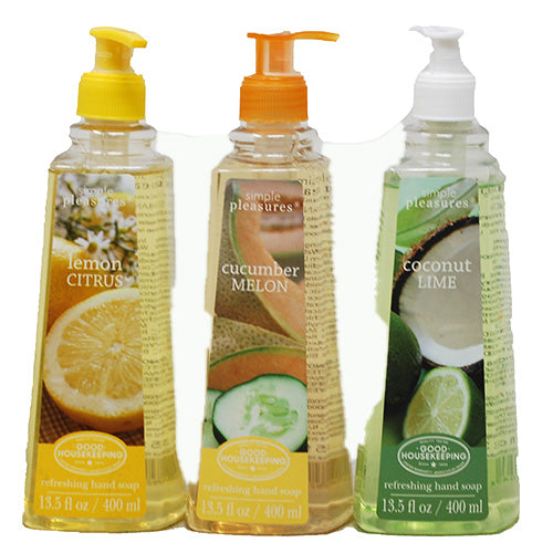SIMPLE PLEASURES HAND SOAP 13.5oz PUMP-ASST