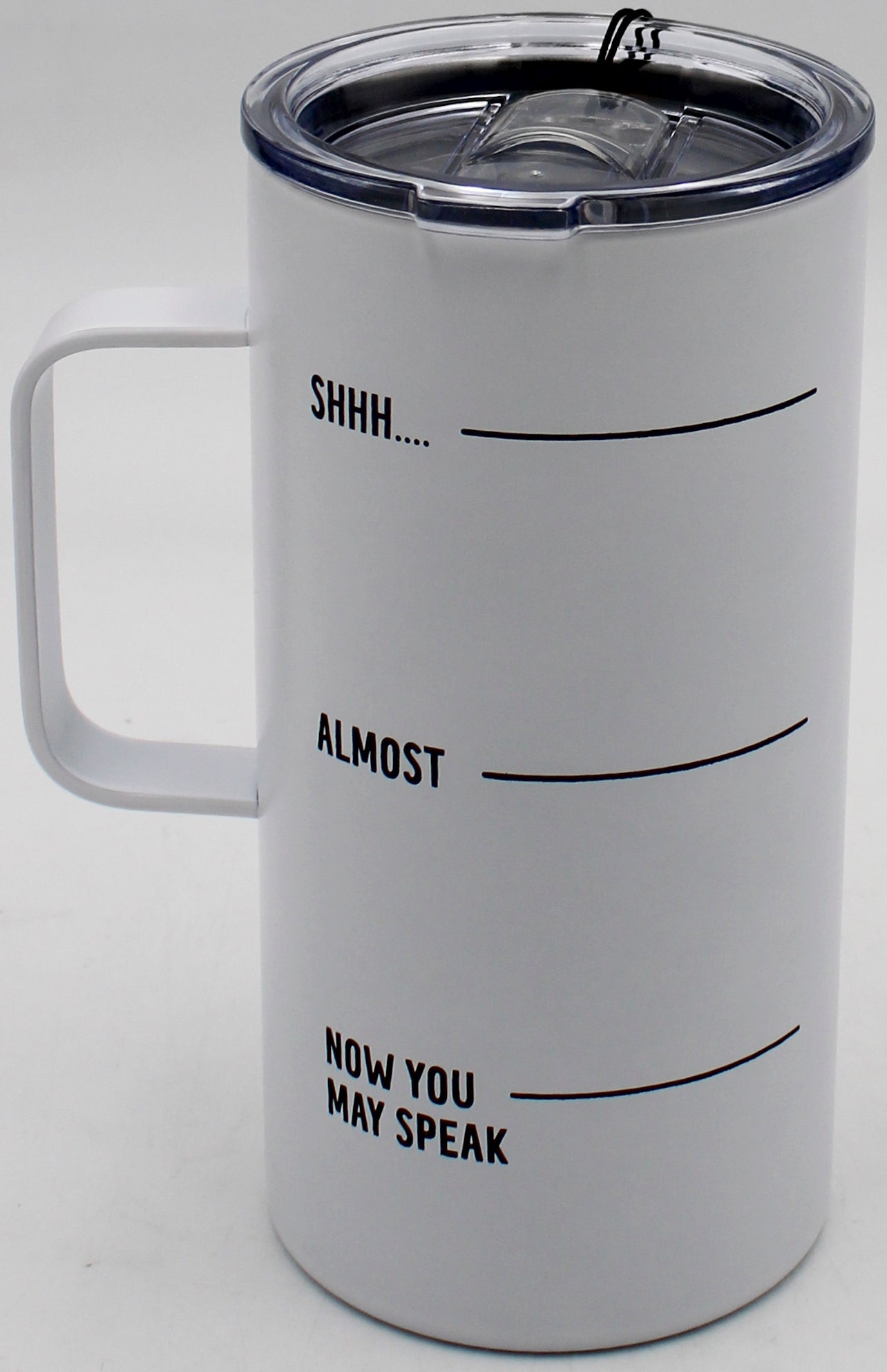 20oz XL DOUBLE WALL COFFEE MUG - WHITE SHH
