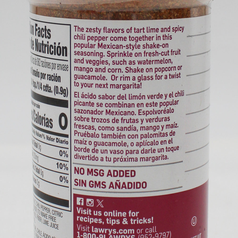 LAWRYS CASERO CHILI LIME 11.5 Oz BB 10/21/26
