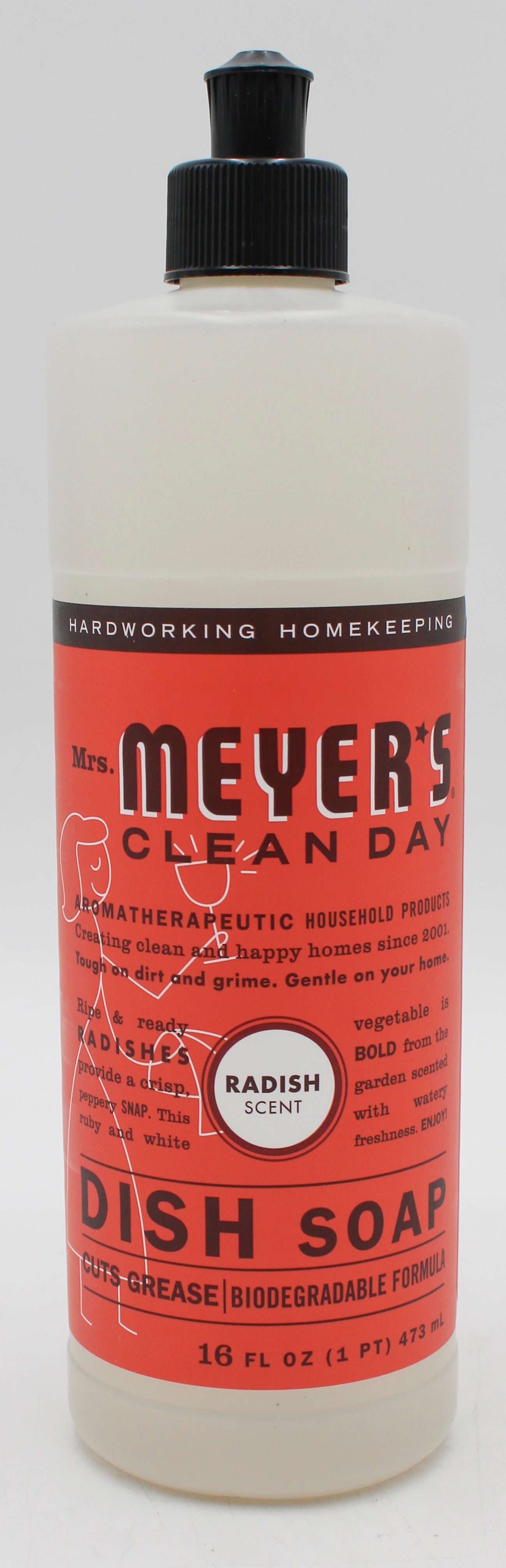 MRS MEYERS LIQUID DISH SOAP RADISH 16oz US