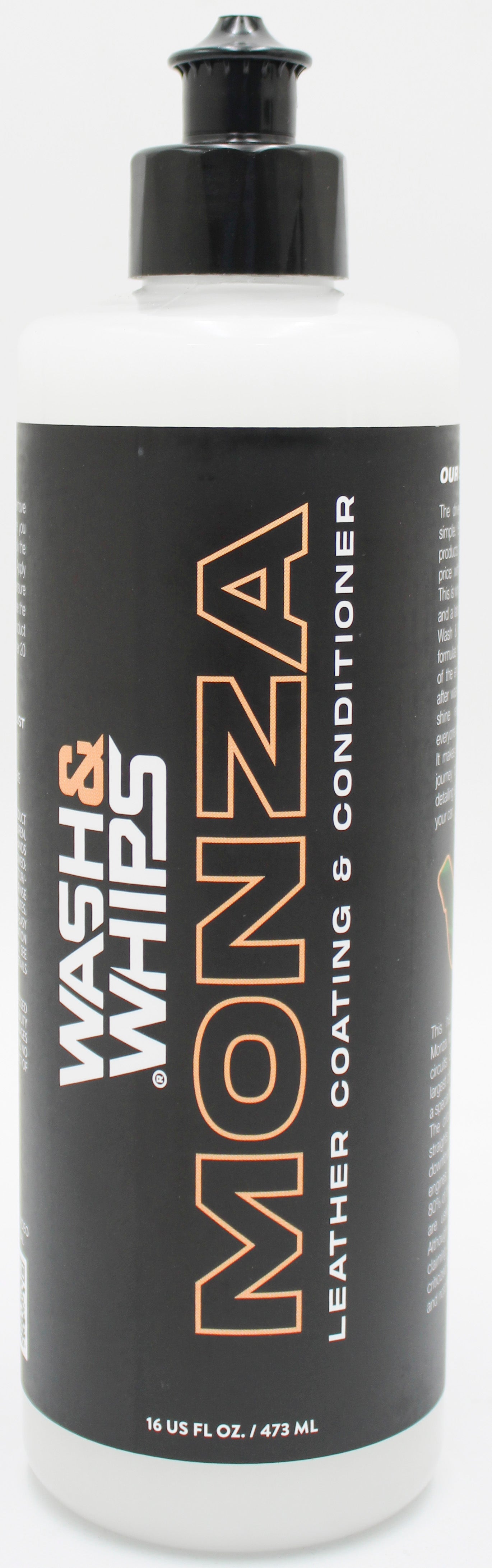 WASH N WHIPS MONZA LEATHER COATING & CONDITIONER - 16 OZ
