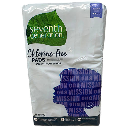 7TH GEN MAXI PAD 24CT-REG W/OUT WNG