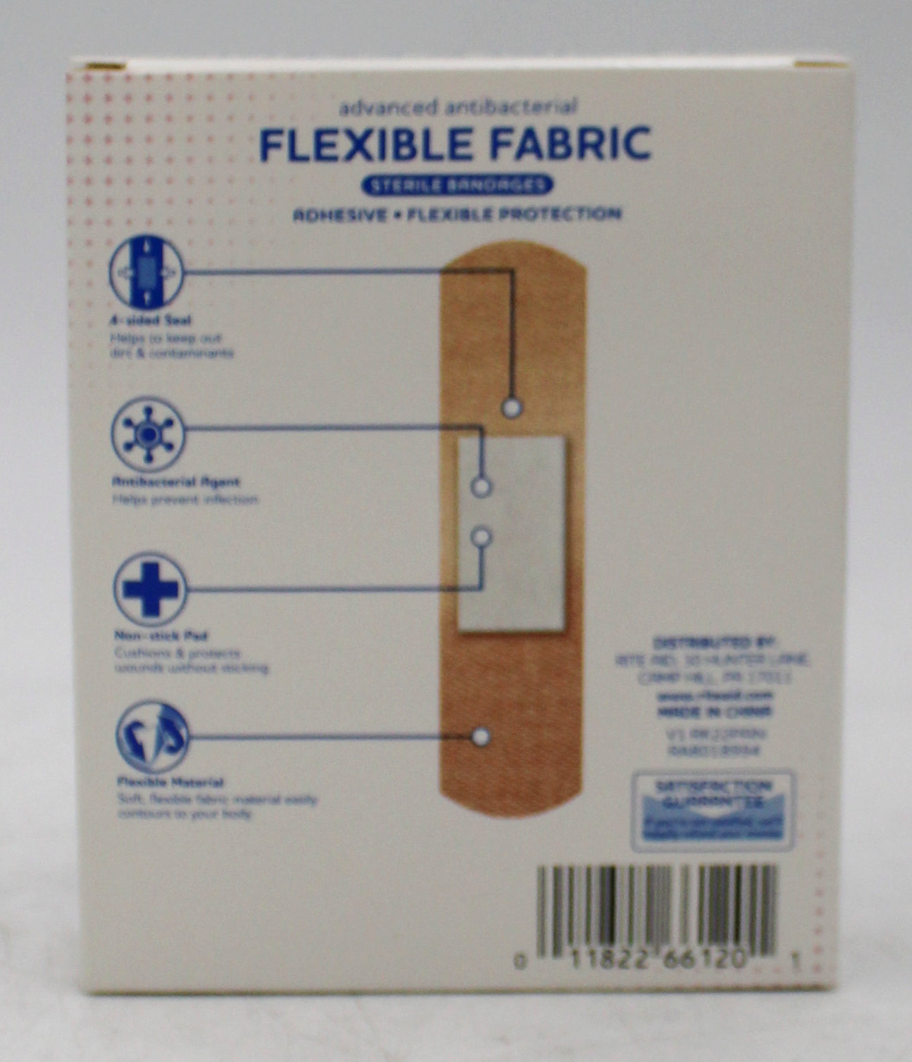 RITE AID 30ct FLEXIBLE FABRIC BANDAGES 30CT