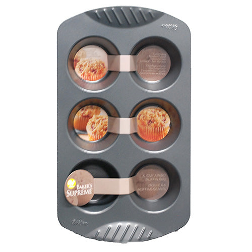 WILTON CUPCAKE PAN JUMBO 6 CUP
