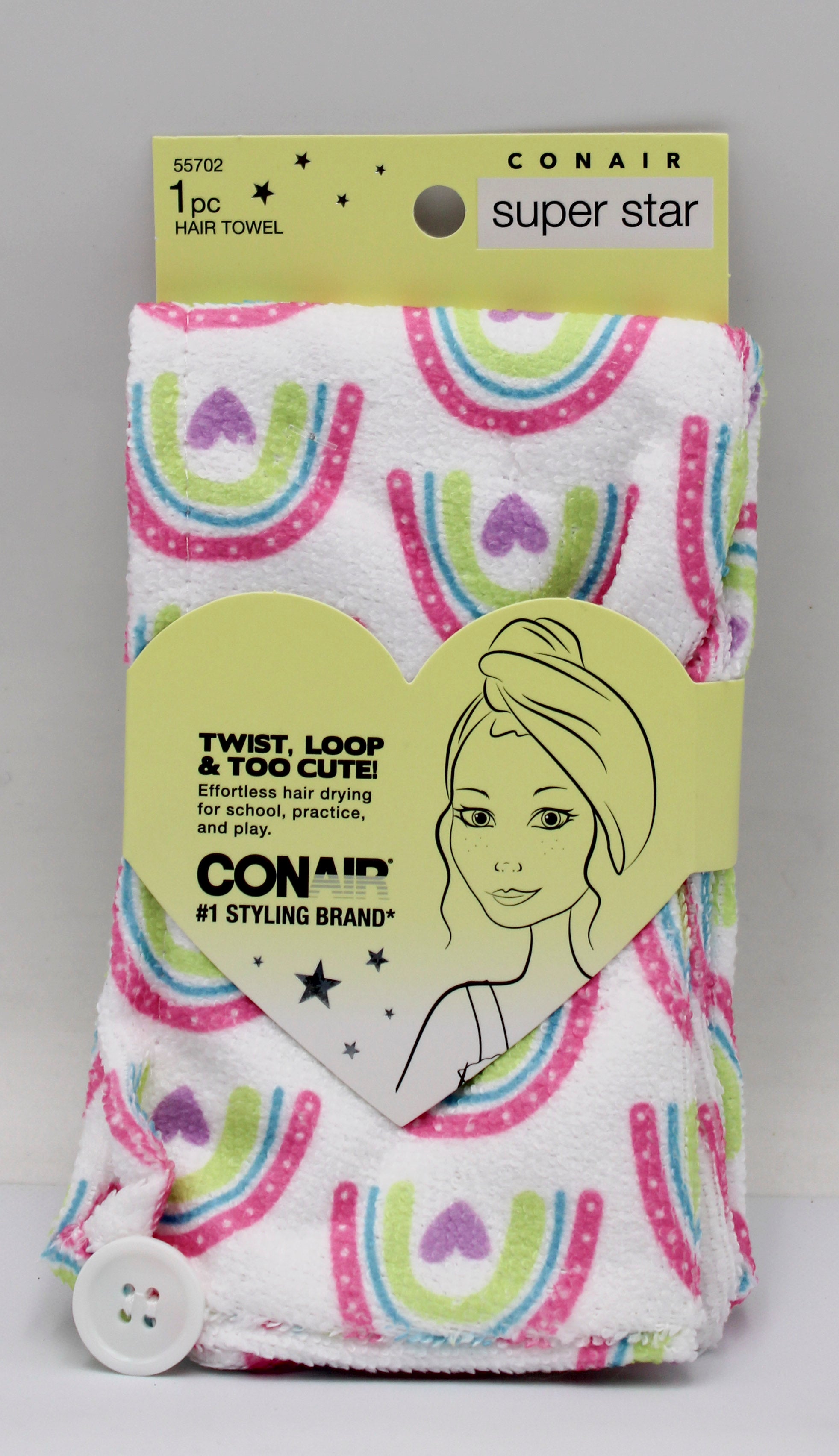 CONAIR KIDS HAIR TOWEL NI