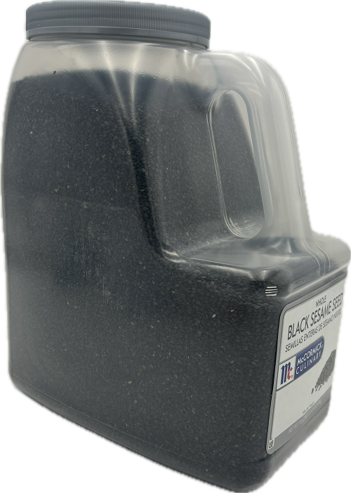 MCCORMICK CULINARY BLACK SESAME SEEDS 5.5LBS BEST BY 7/31/25