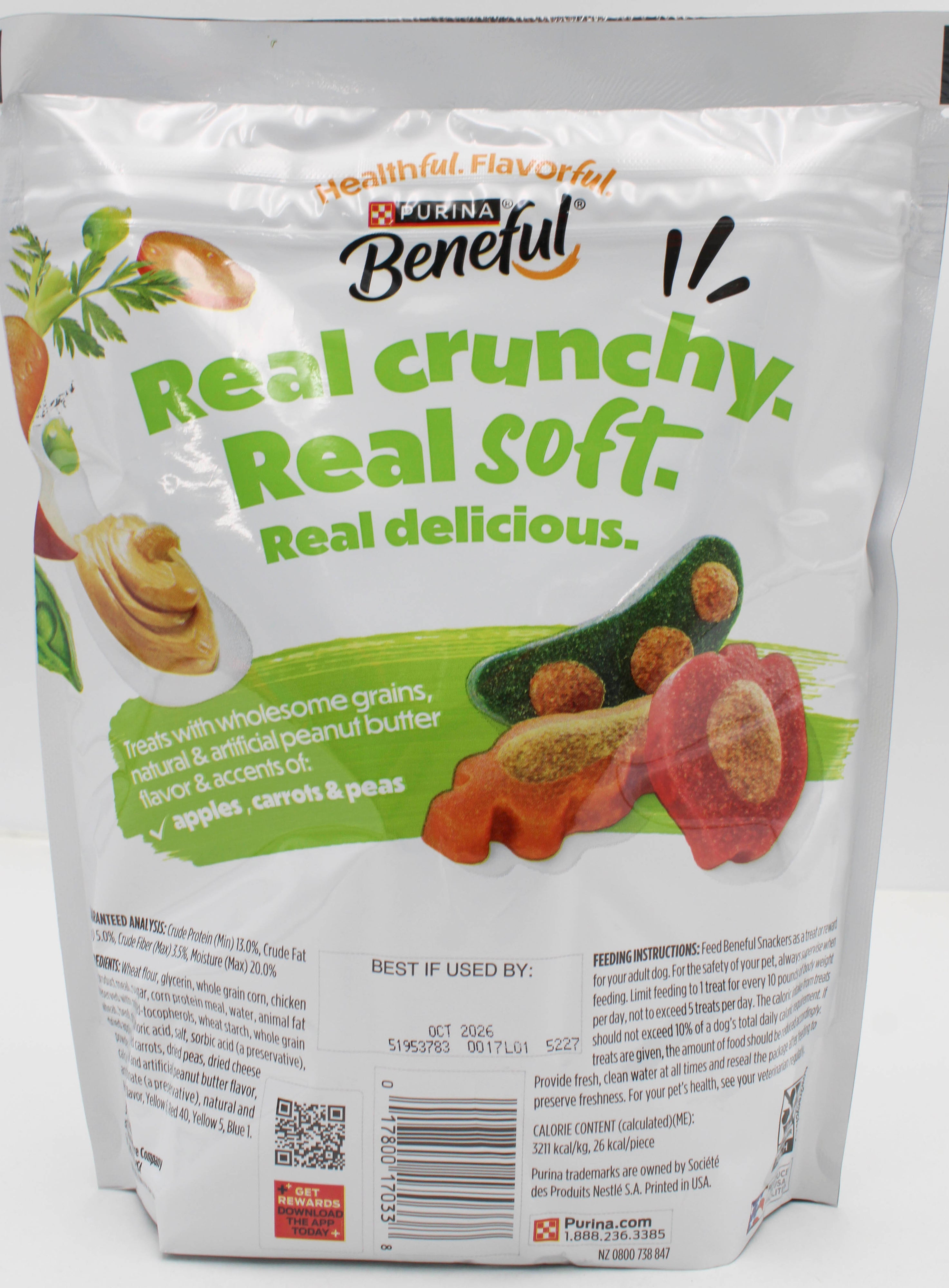 PURINA BENEFUL BAKED SNACKERS 22OZ BB 10.31.26
