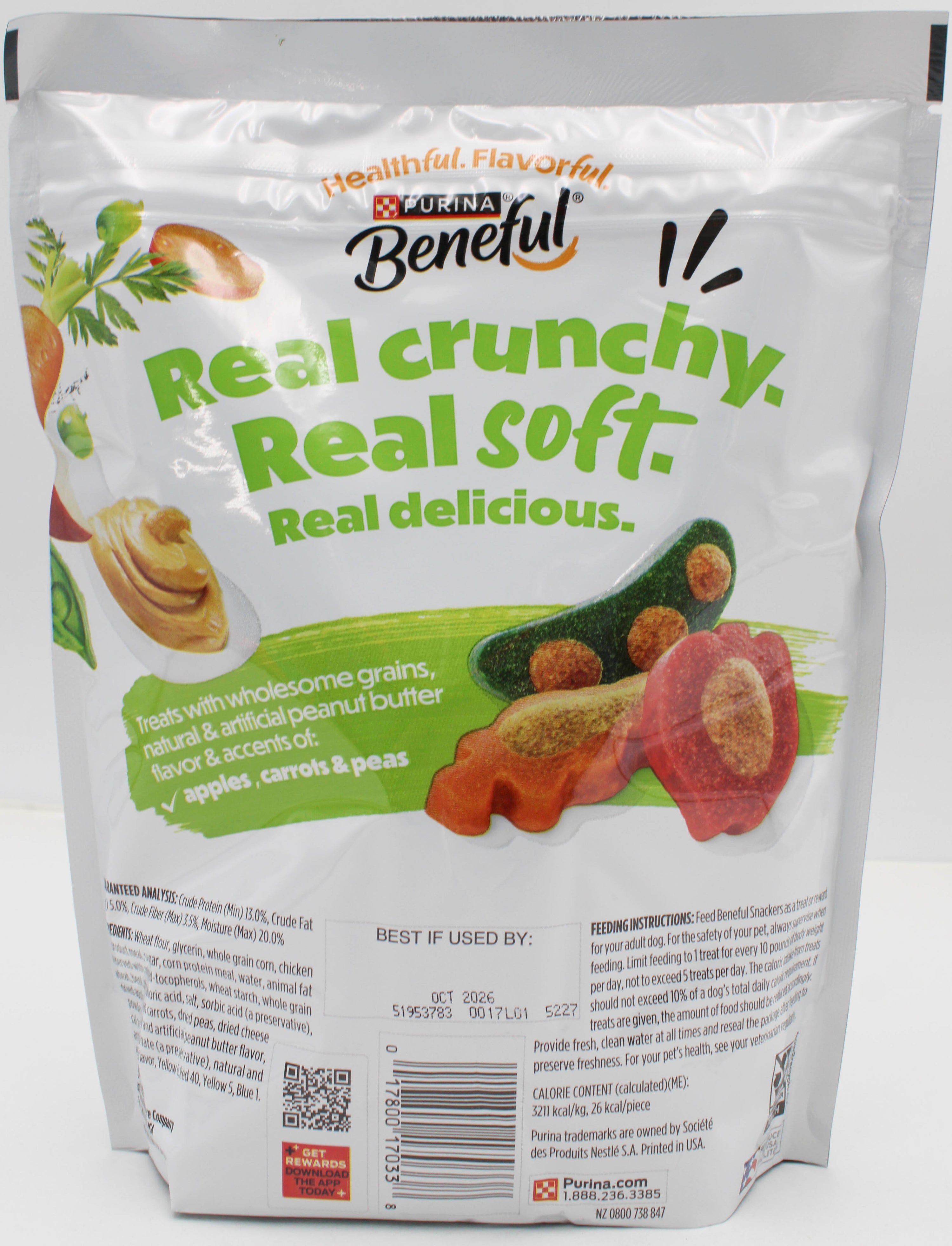 PURINA BENEFUL BAKED SNACKERS 22OZ BB 10.31.26