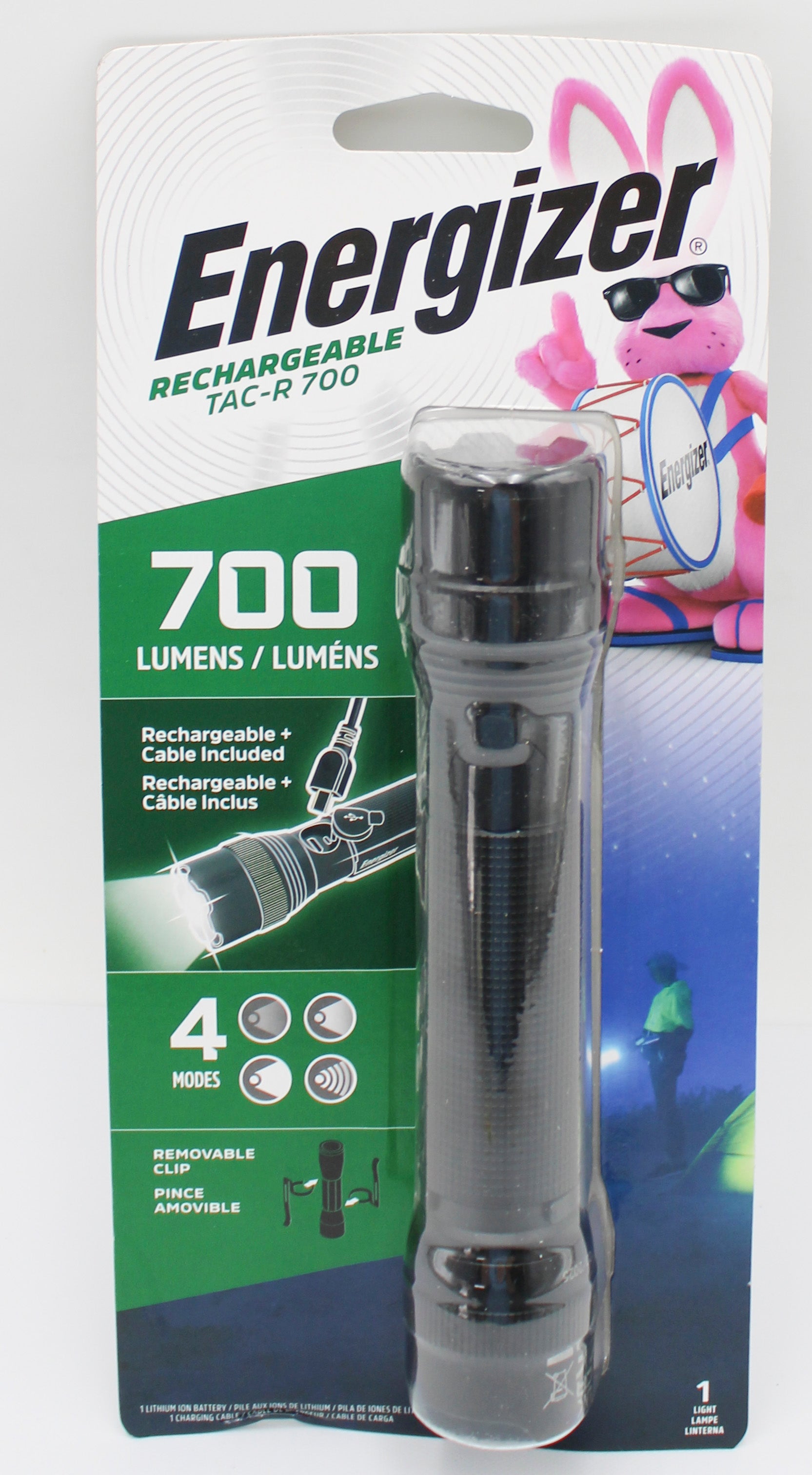 ENERGIZER RECHARGEABLE TACTICAL FLASHLIGHT 700 LUMEN