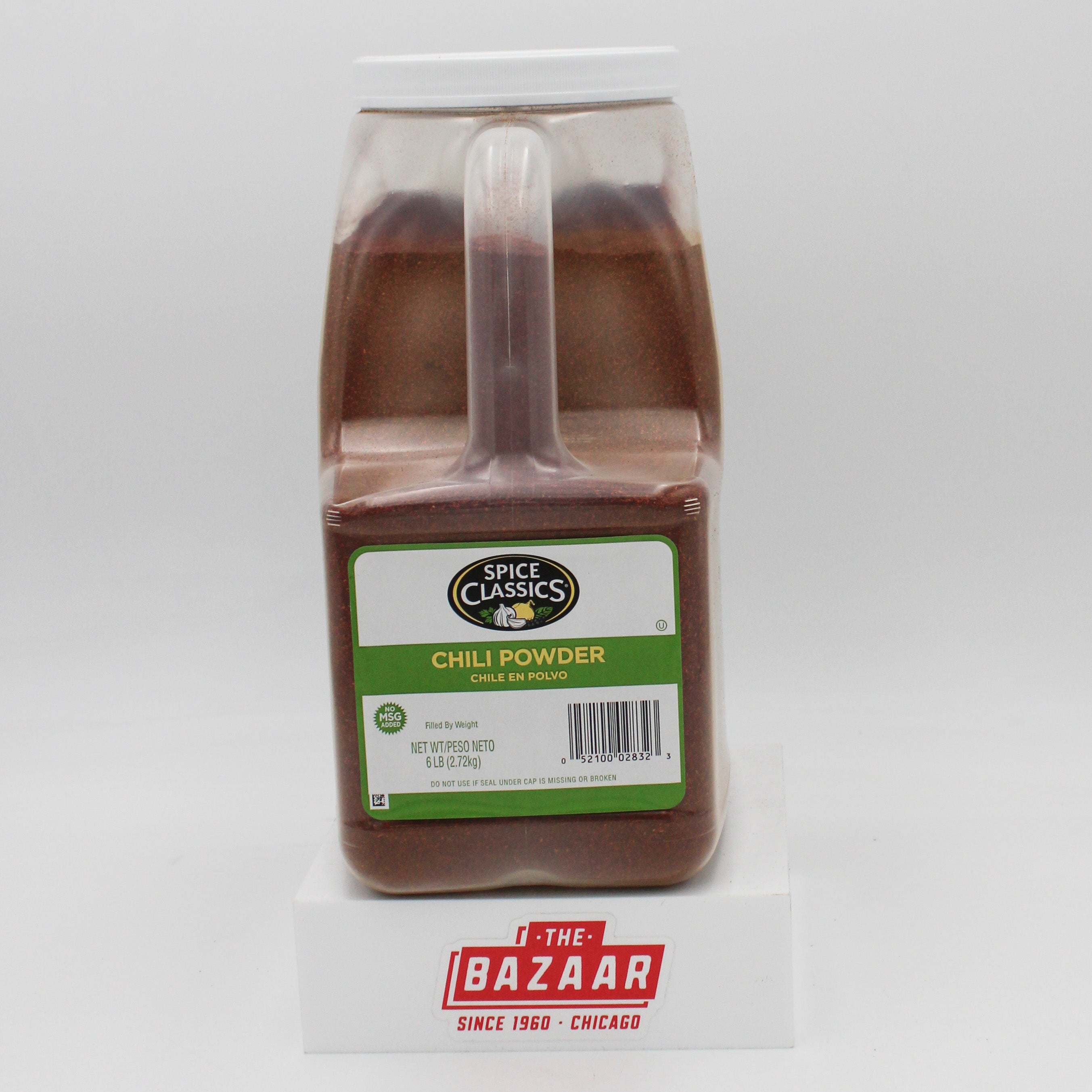 SPICE CLASSIC CHILI POWDER 3/6# BOTTLE BEST BY 7/29/2025