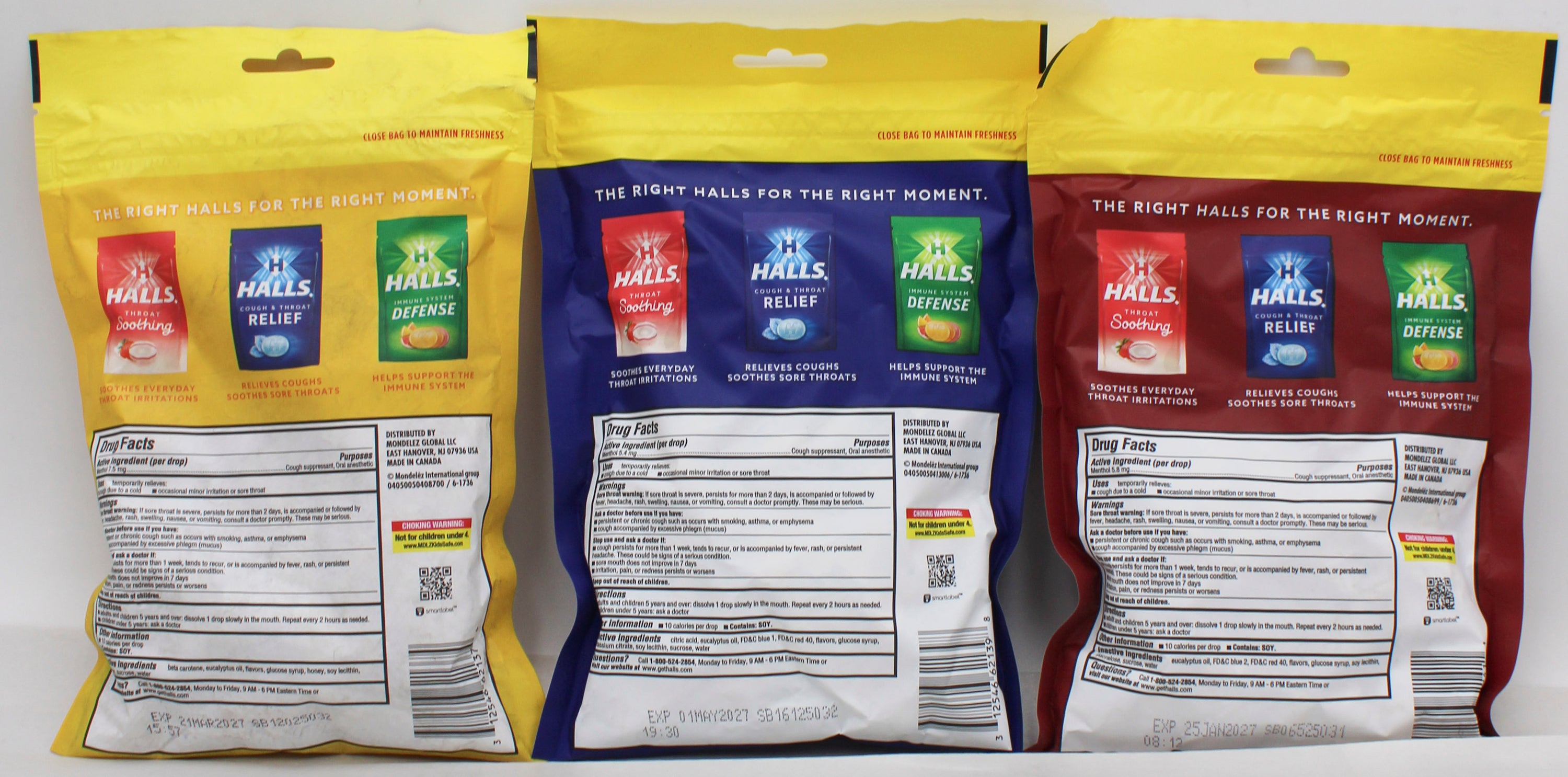 HALLS BASE ECO BAG FS 80 CT EXP 1/16/27