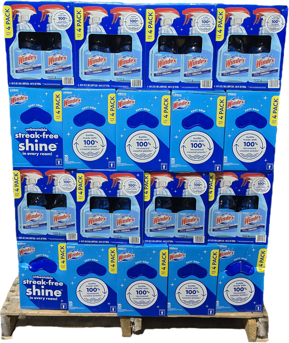 WINDEX ORIGINAL GLASS CLEANER BLUE 4 PACK 36floz US