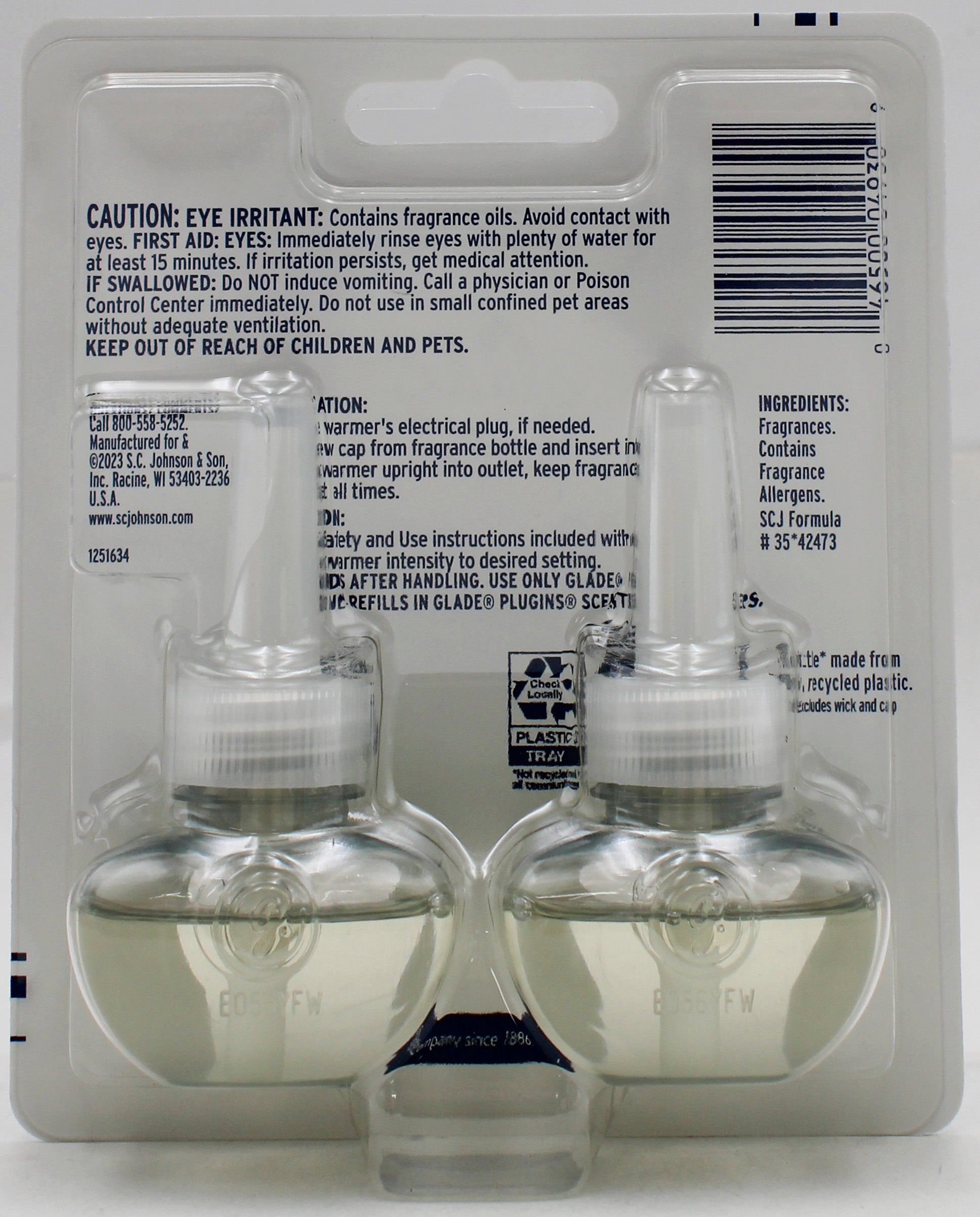 GLADE PLUGINS SCENTED OIL JUNIPER & TEAK 2ct 0.67floz US